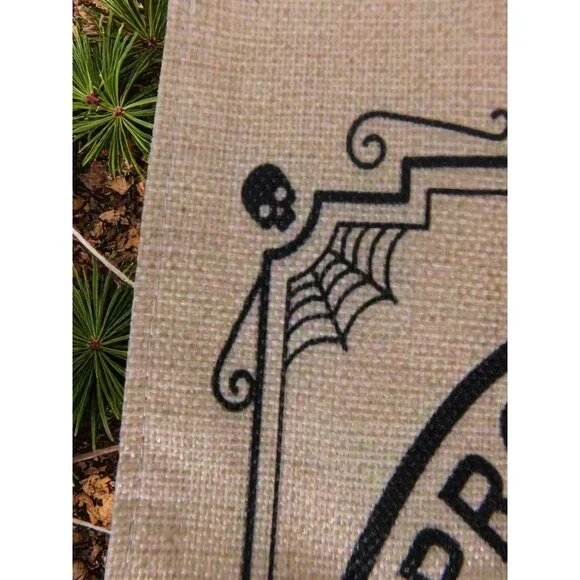 Protected by Witchcraft Garden Flag Halloween Outdoor Yard Banner Pagan Wicca - Picture 4 of 6